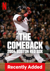 Kliknij by uzyskać więcej informacji | Netflix: The Comeback: 2004 Boston Red Sox / Wielki powrót: Boston Red Sox w sezonie 2004 | Ten serial dokumentalny, na który składają się wywiady z zawodnikami i personelem, ukazuje drogę drużyny Red Sox do jej pierwszego tytułu World Series od 86 lat.